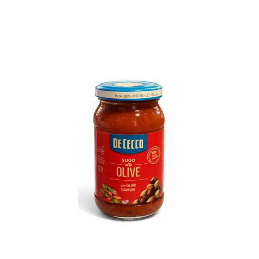 Sauce tomate aux olives – De Cecco (200 g)